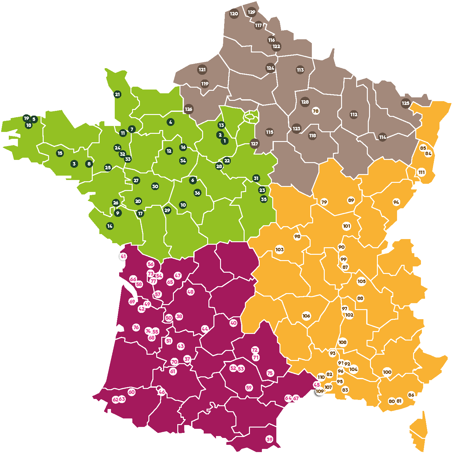 Carte réseau Actura 2025